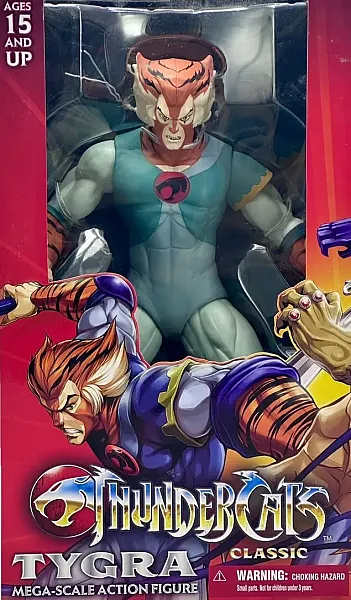 THUNDERCATS MEGA SCALE ACTION FIGURE MEZCOTOYZ 2016 EXCLUSIVE TYGRA 33 CM